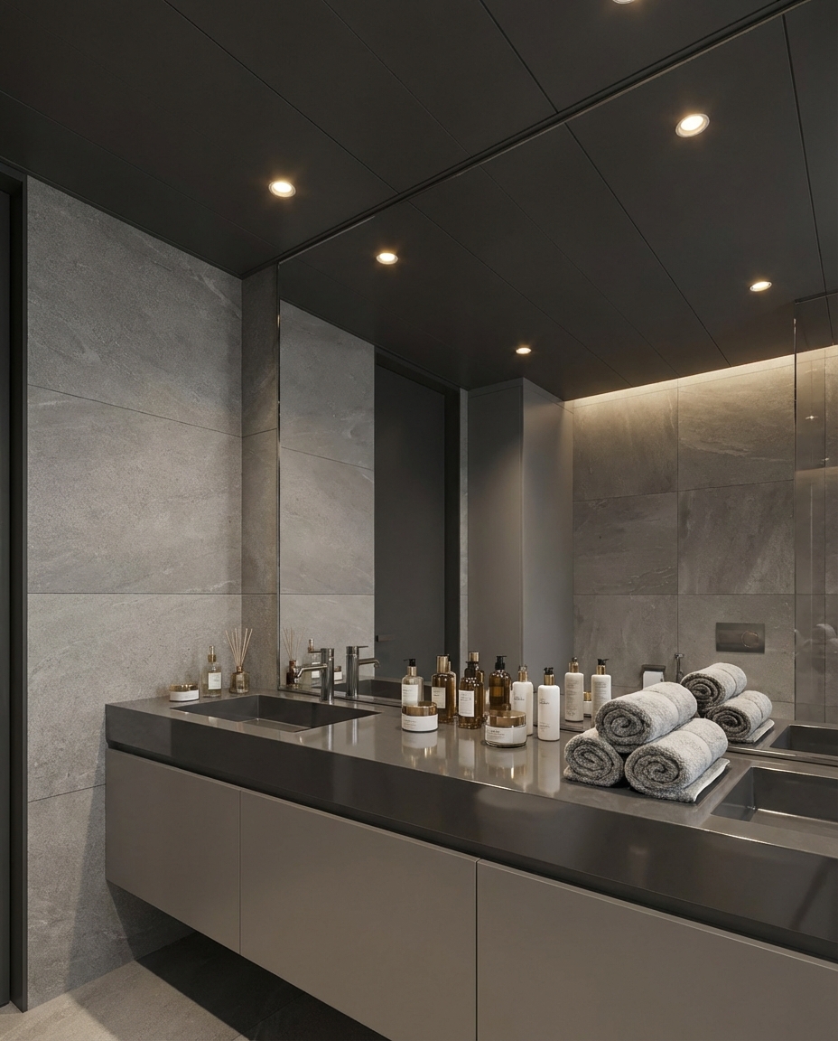 HPL plafondplaat badkamer