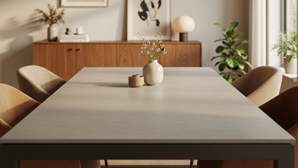 Eetafel Met HPL Tafelblad Lichtgrijs (1)