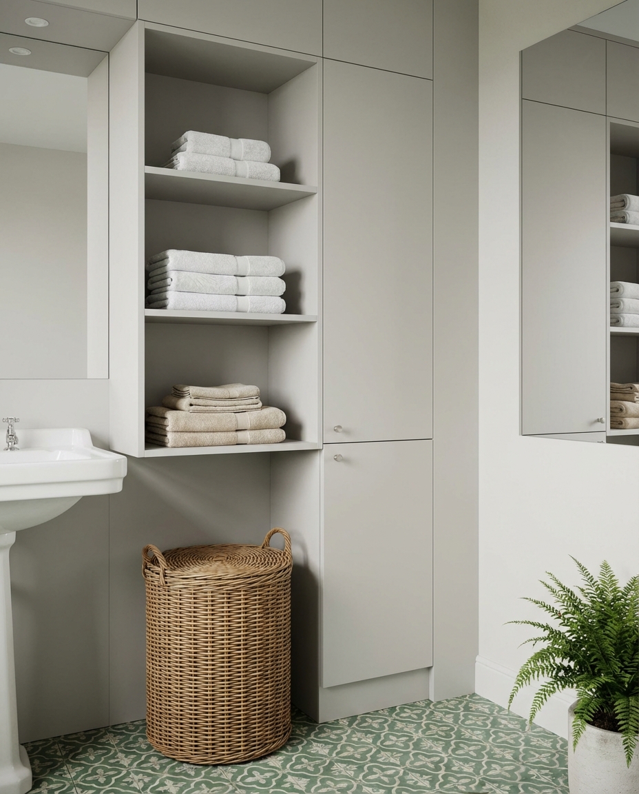 Trespa® badkamermeubel HPL lichtgrijs