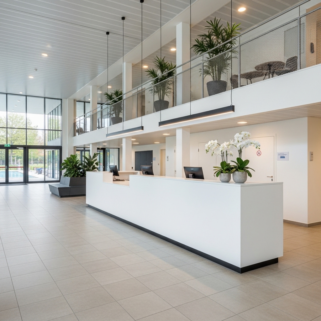 Trespa® balie wit Abet