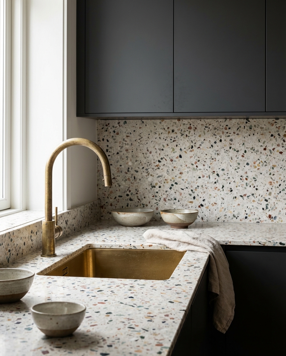 Frontjes Keukenkastjes Van HPL Antraciet