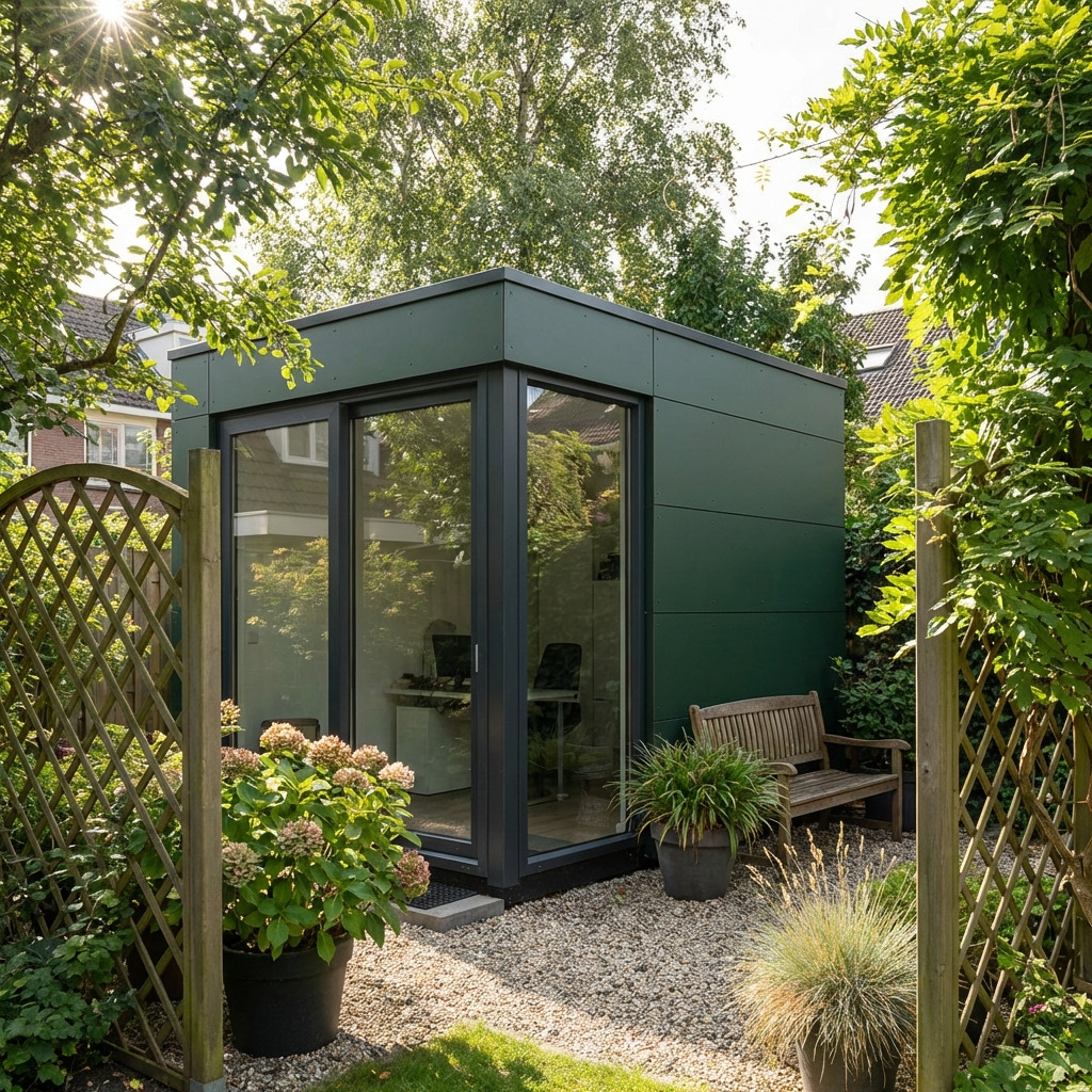 Volkernplaat in de tuin