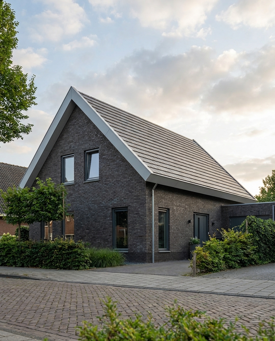 Kunststof windveren HPL lichtgrijs