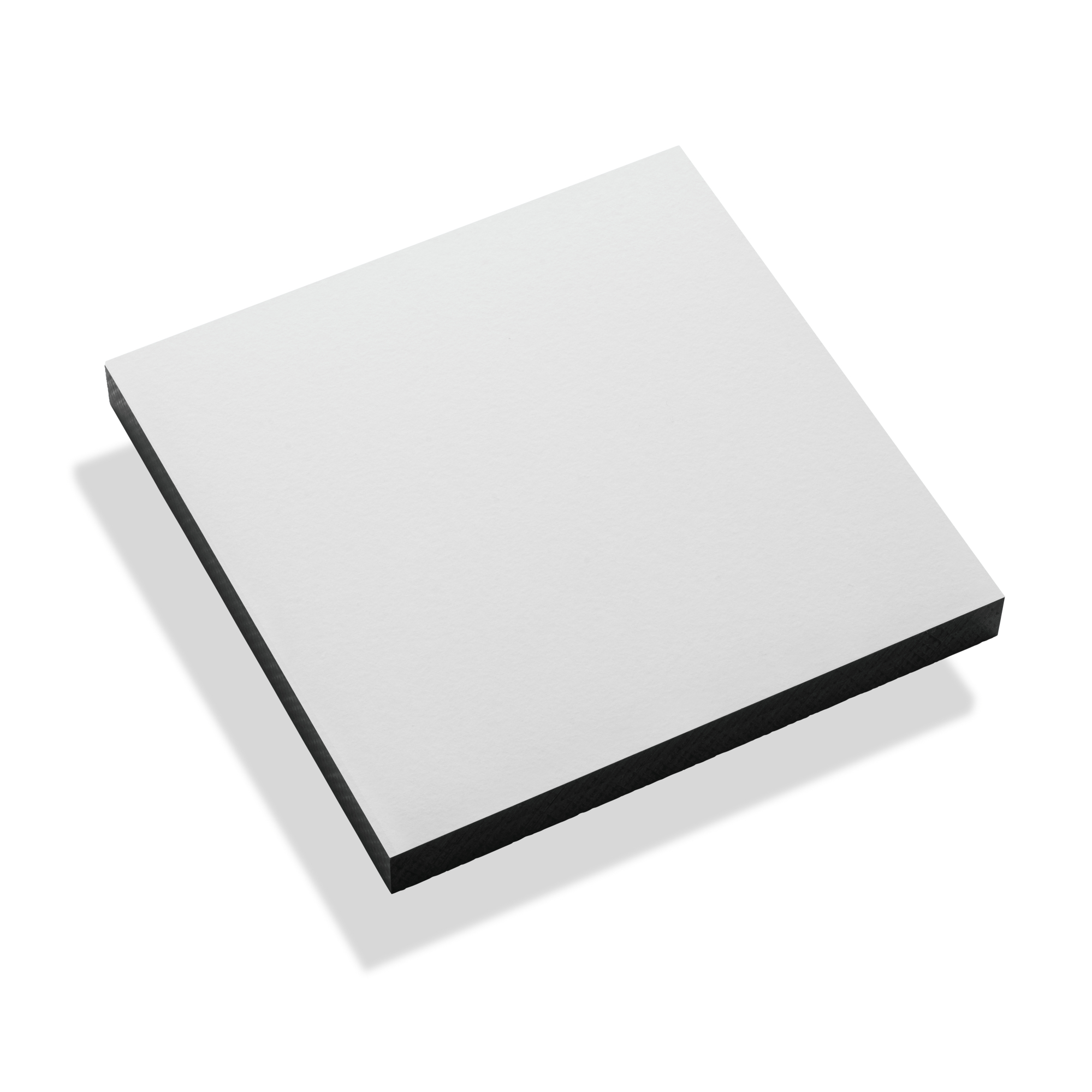 HPL Huismerk wit RAL 9010 glad 10 mm - voor