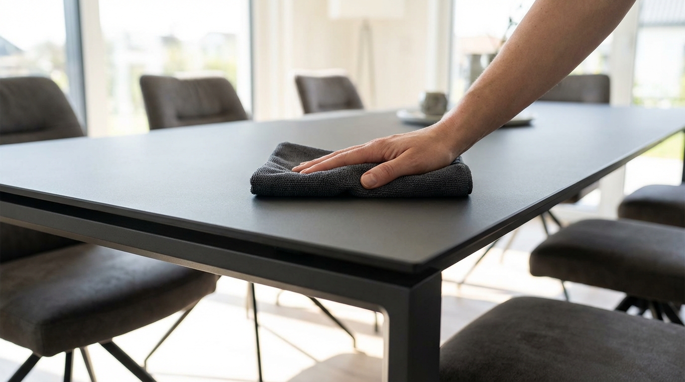 Trespa tafelblad schoonmaken