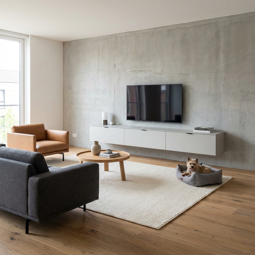 TV-meubel kast van HPL