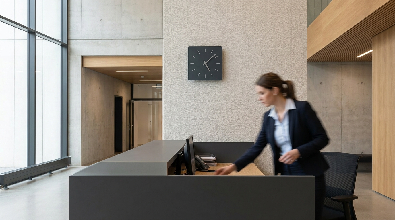 Trespa klok vierkant