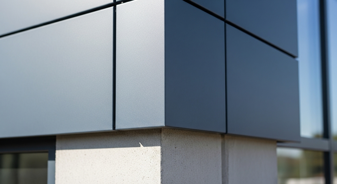 Trespa HPL Blauw Gevelbekleding Detail (1)